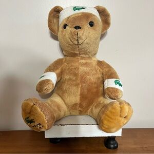 Lacoste Parfums Plush Teddy Bear 12” Stuffed Animal Tennis Alligator Sweat Bands